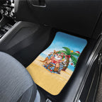 Aussie Christmas Car Mats Santa Summer Vibes