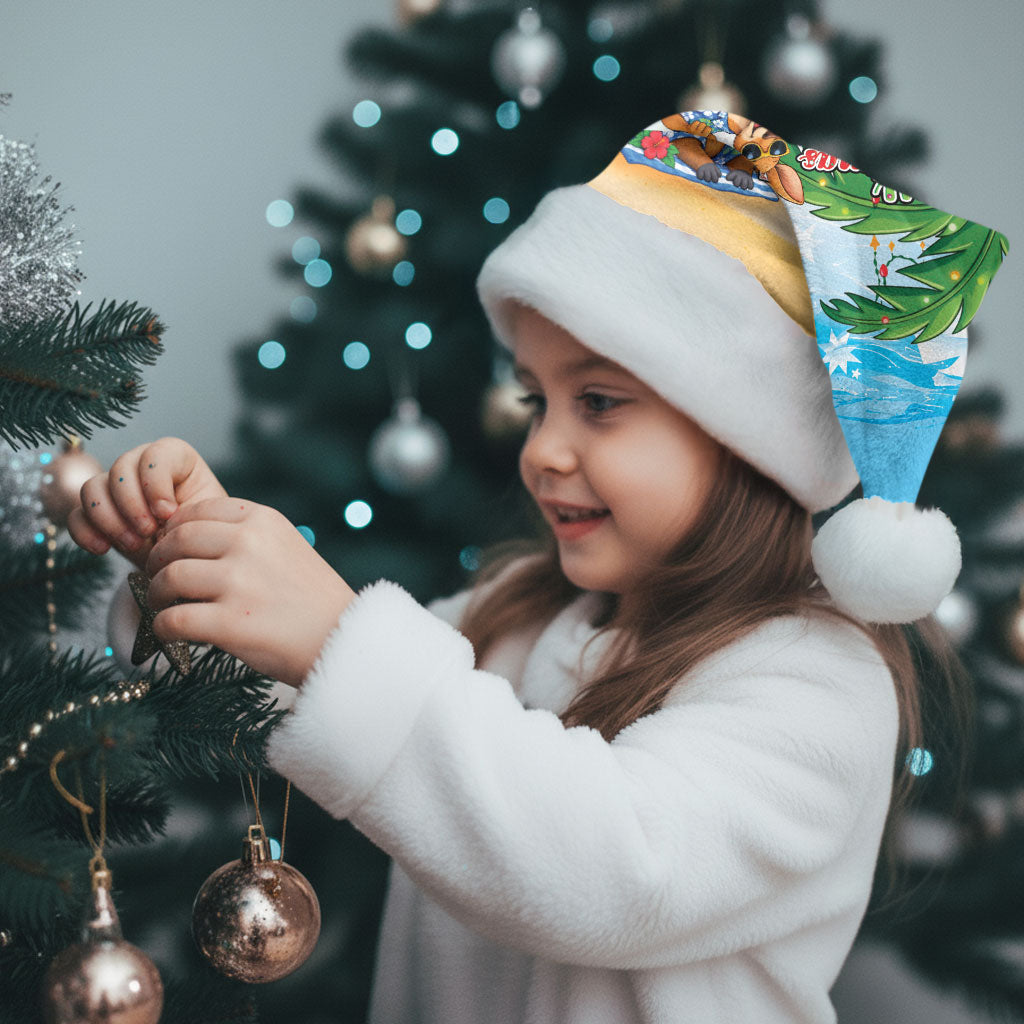 Aussie Christmas Santa Hat Santa Summer Vibes