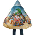 Aussie Christmas Cloak Santa Summer Vibes