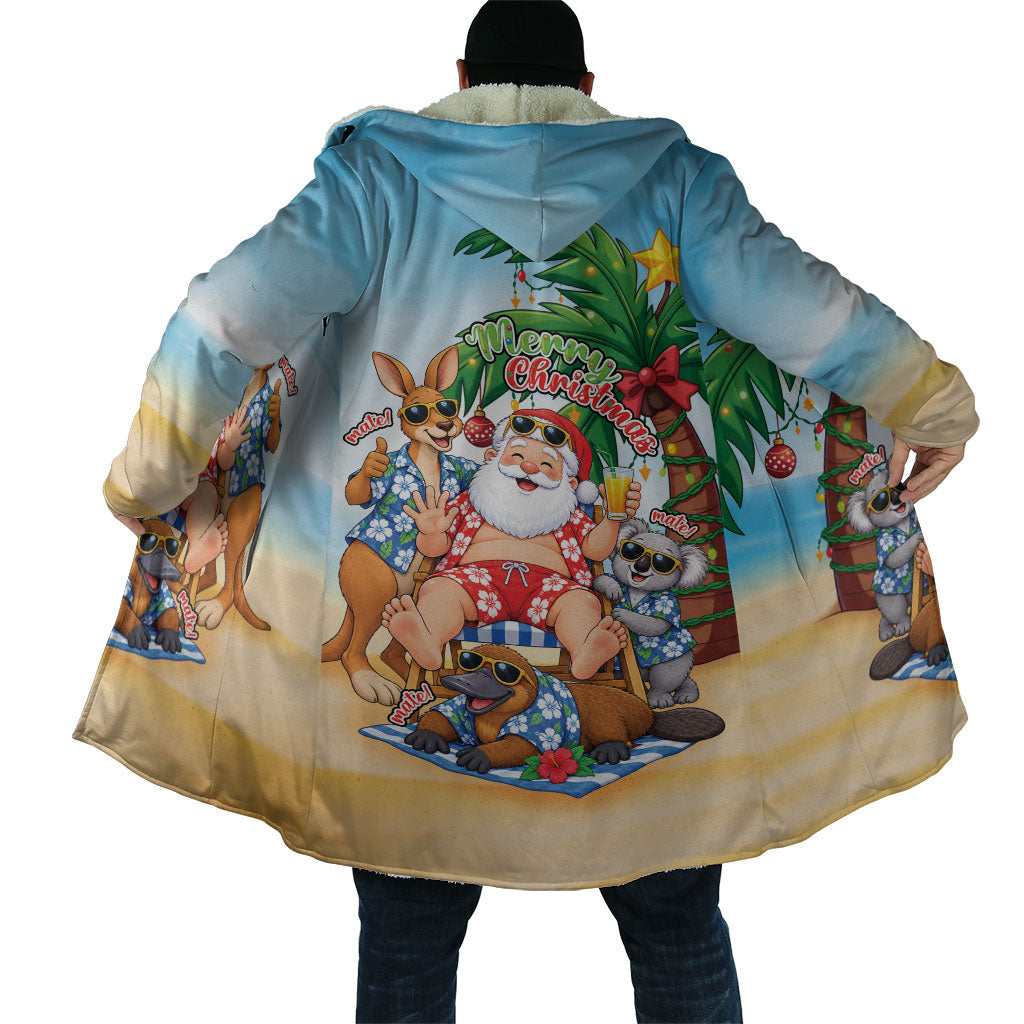 Aussie Christmas Cloak Santa Summer Vibes