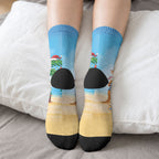 Aussie Christmas Crew Socks Santa Summer Vibes