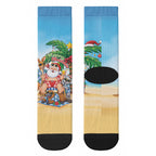 Aussie Christmas Crew Socks Santa Summer Vibes