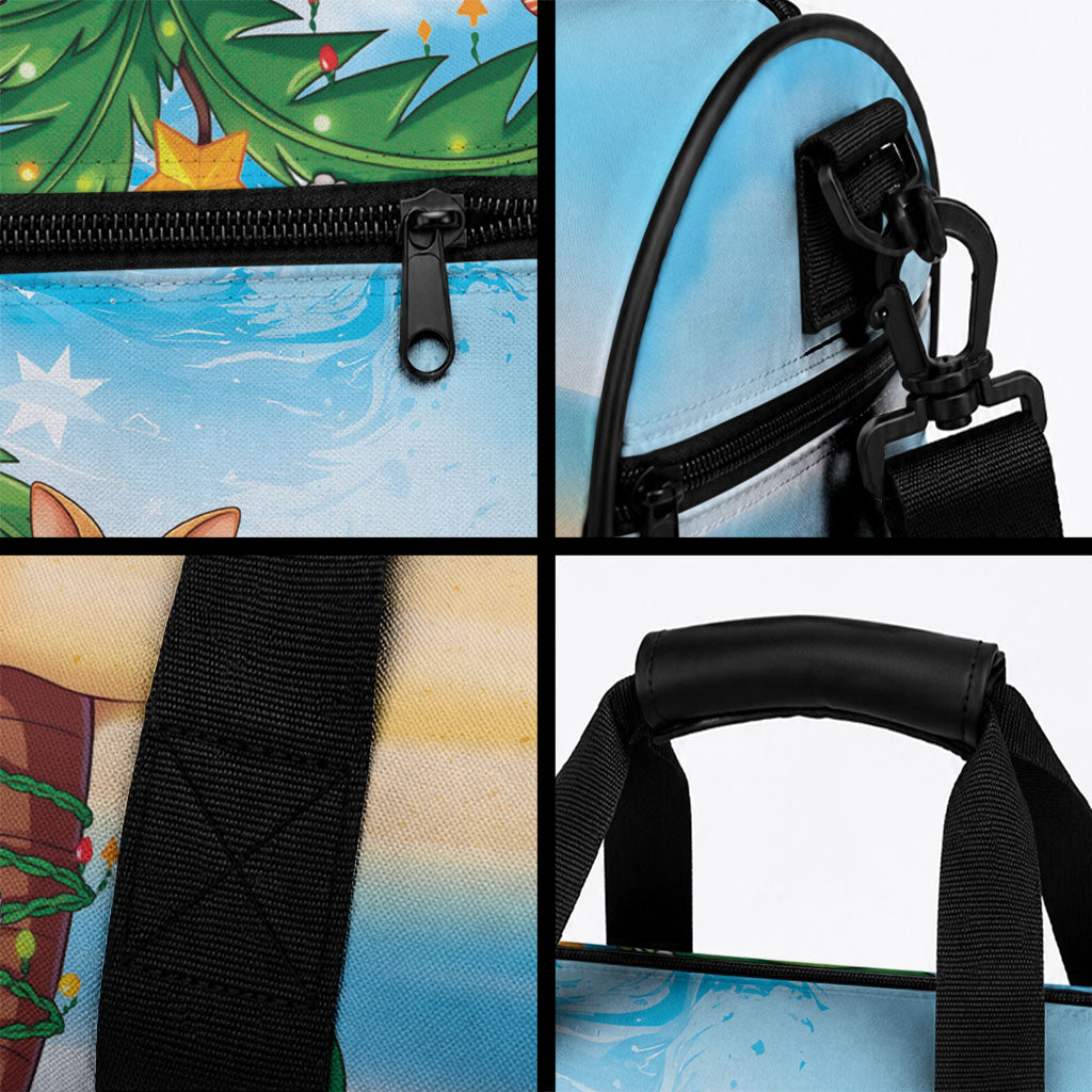 Aussie Christmas Duffle Bag Santa Summer Vibes