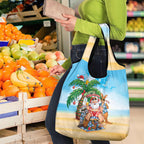 Aussie Christmas Grocery Bag Santa Summer Vibes
