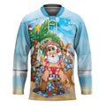 Aussie Christmas Hockey Jersey Santa Summer Vibes