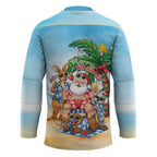 Aussie Christmas Hockey Jersey Santa Summer Vibes