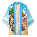 Aussie Christmas Kimono Santa Summer Vibes