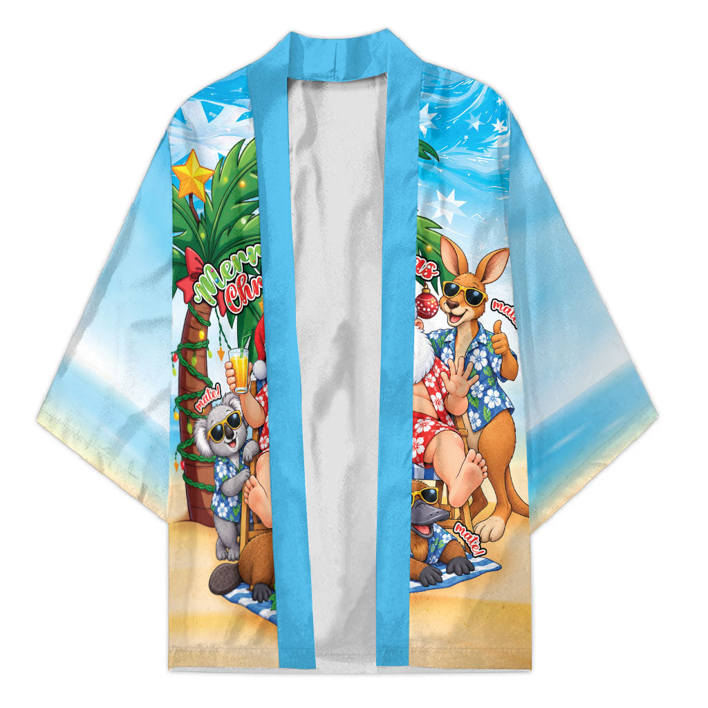 Aussie Christmas Kimono Santa Summer Vibes