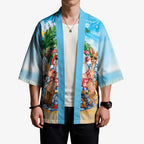 Aussie Christmas Kimono Santa Summer Vibes