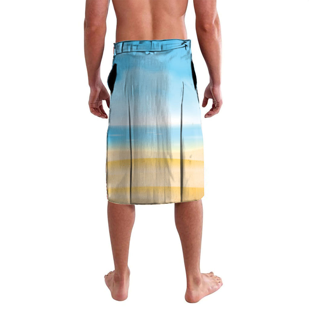 Aussie Christmas Lavalava Santa Summer Vibes