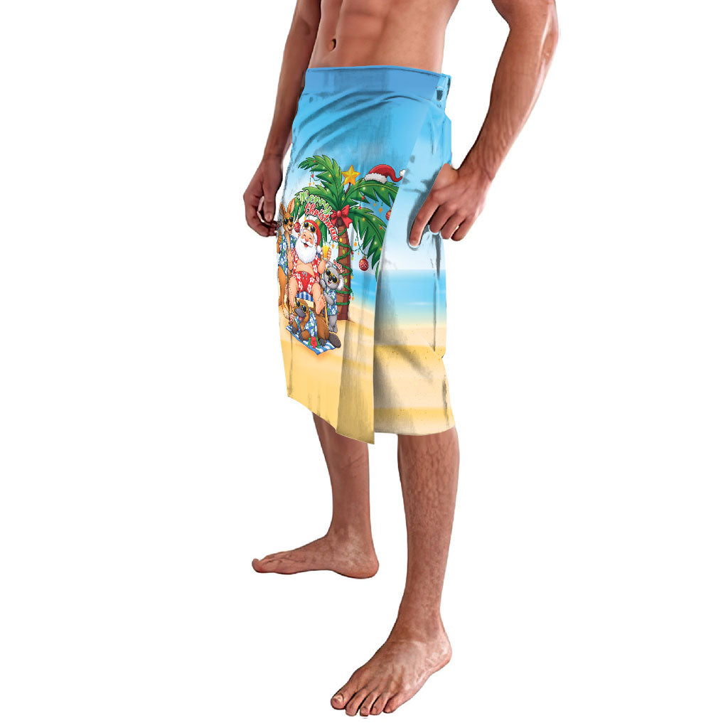 Aussie Christmas Lavalava Santa Summer Vibes