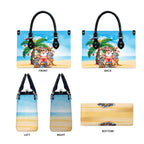 Aussie Christmas Leather Bag Santa Summer Vibes