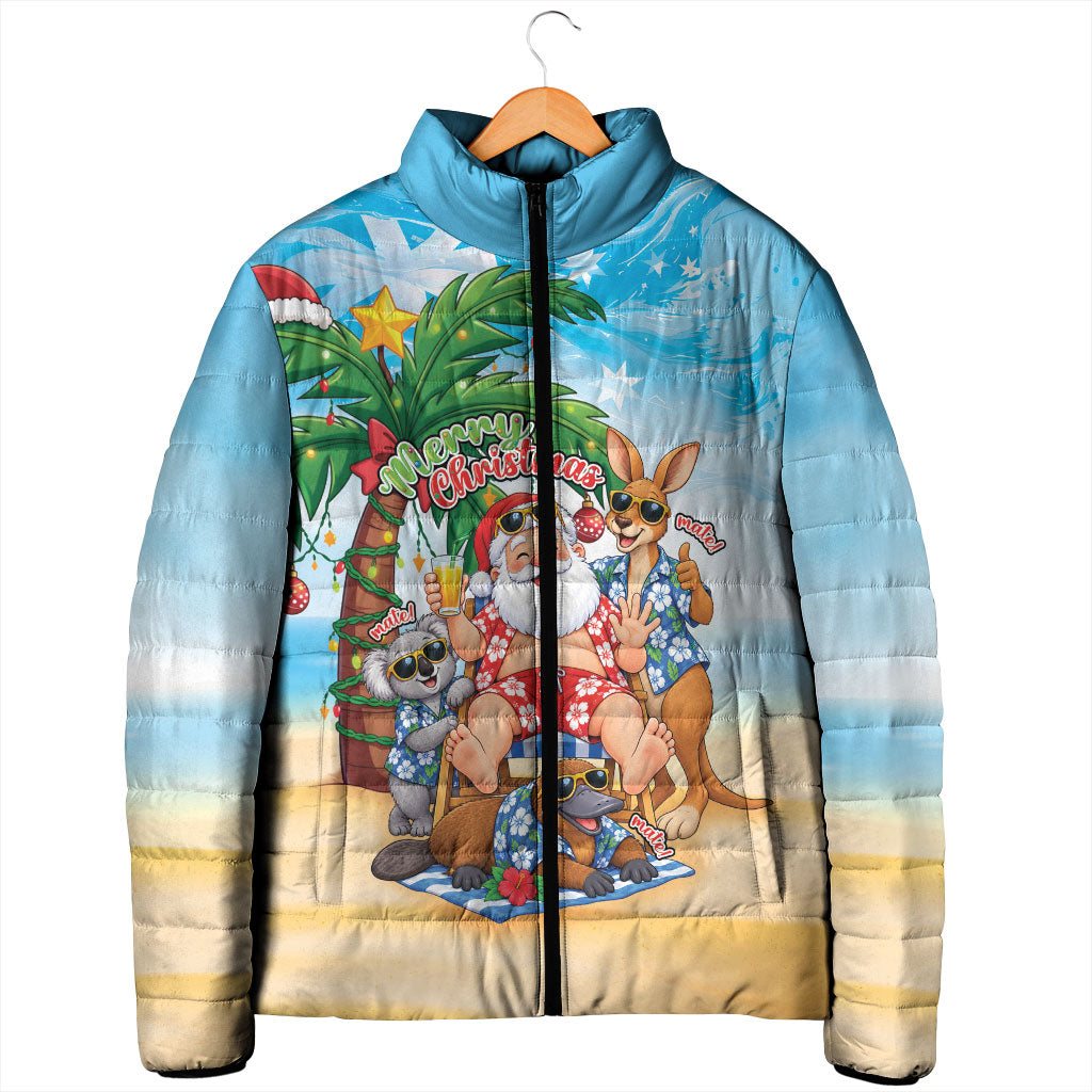 Aussie Christmas Padded Jacket Santa Summer Vibes