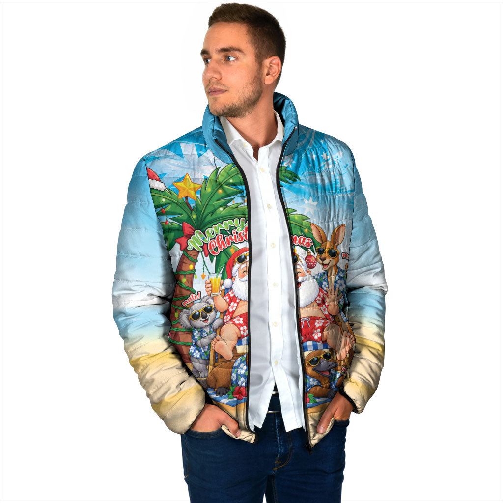 Aussie Christmas Padded Jacket Santa Summer Vibes