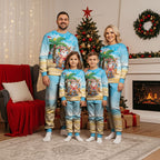 Aussie Christmas Pajama Set Santa Summer Vibes