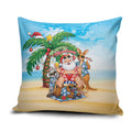 Aussie Christmas Pillow Cover Santa Summer Vibes