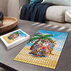 Aussie Christmas Puzzle Santa Summer Vibes