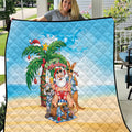 Aussie Christmas Quilt Santa Summer Vibes