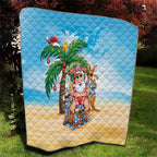 Aussie Christmas Quilt Santa Summer Vibes