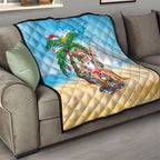 Aussie Christmas Quilt Santa Summer Vibes