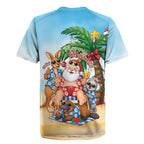 Aussie Christmas Rugby Jersey Santa Summer Vibes