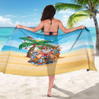 Aussie Christmas Sarong Santa Summer Vibes