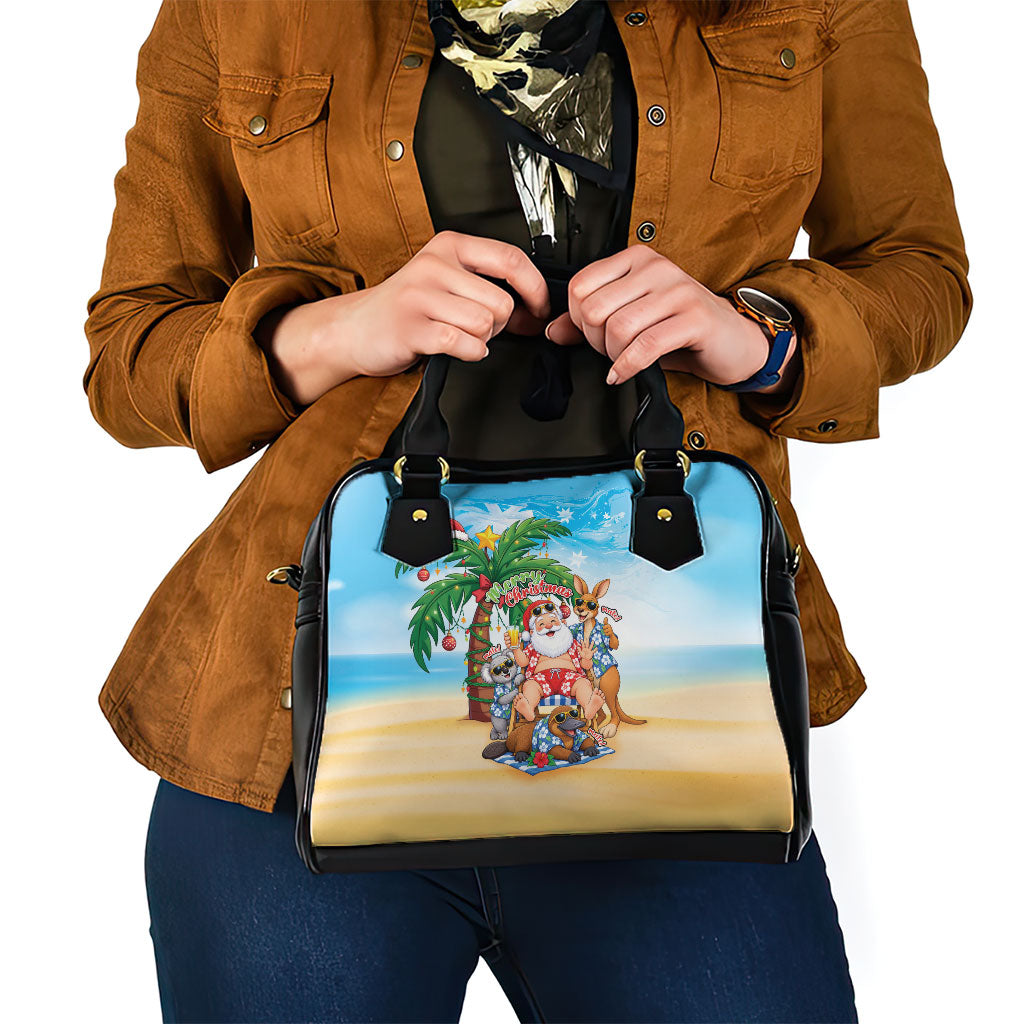 Aussie Christmas Shoulder Handbag Santa Summer Vibes