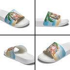 Aussie Christmas Slide Sandals Santa Summer Vibes