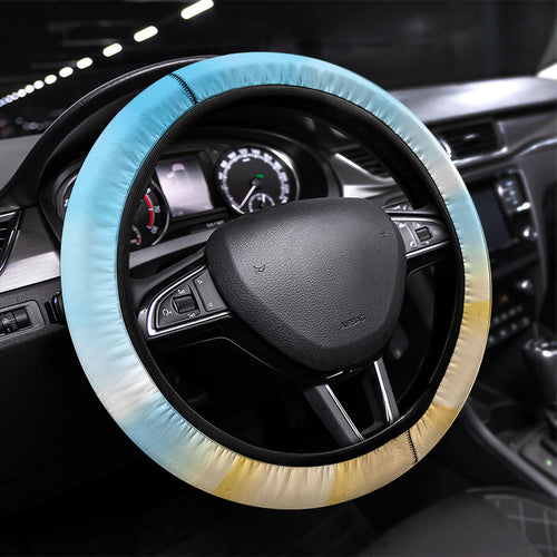 Aussie Christmas Steering Wheel Cover Santa Summer Vibes
