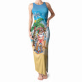 Aussie Christmas Tank Maxi Dress Santa Summer Vibes