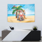 Aussie Christmas Tapestry Santa Summer Vibes