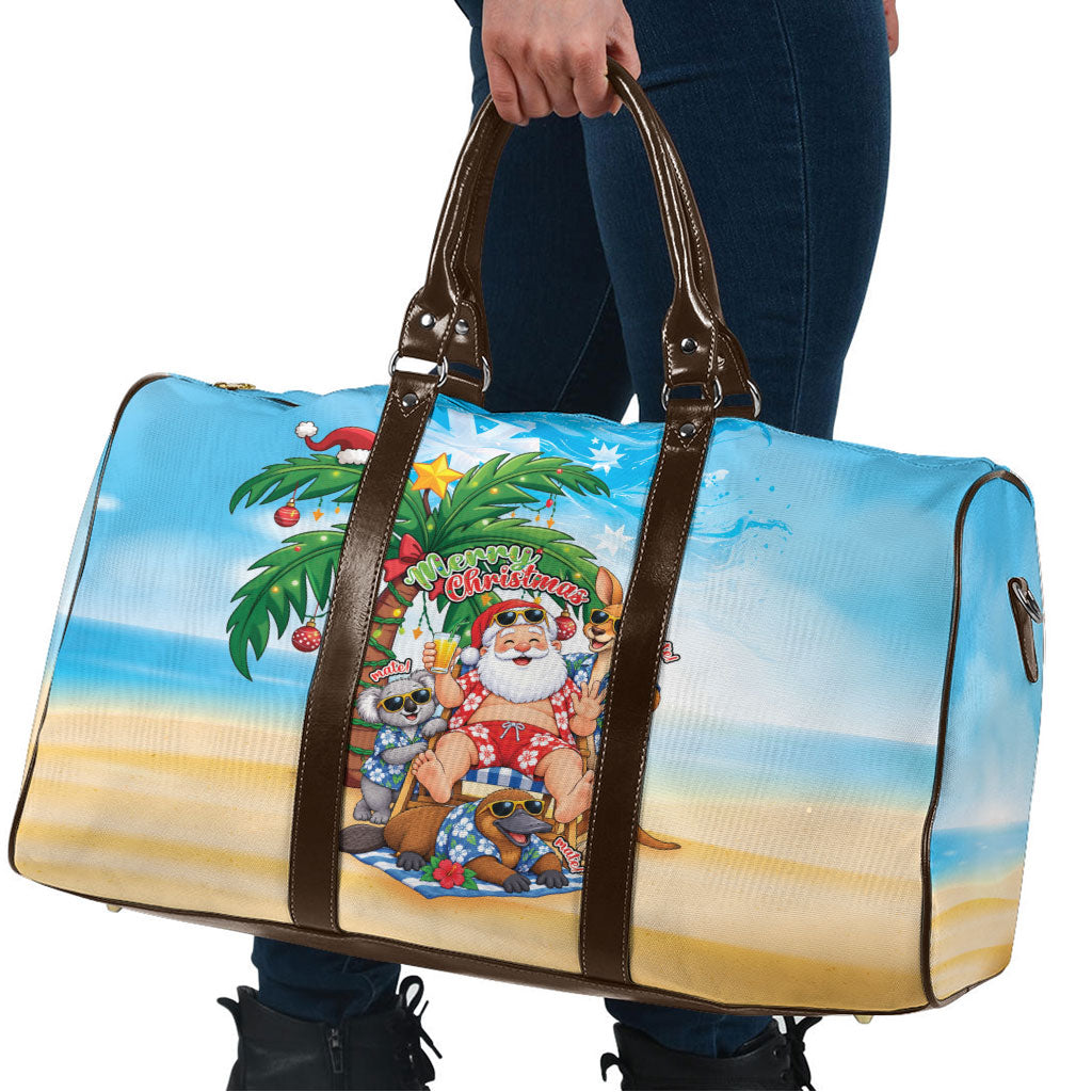 Aussie Christmas Travel Bag Santa Summer Vibes