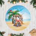 Aussie Christmas Tree Skirt Santa Summer Vibes