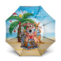 Aussie Christmas Umbrella Santa Summer Vibes