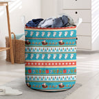 Australia Christmas Laundry Basket Xmas Beach Vibes Teal