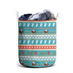 Australia Christmas Laundry Basket Xmas Beach Vibes Teal