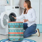 Australia Christmas Laundry Basket Xmas Beach Vibes Teal