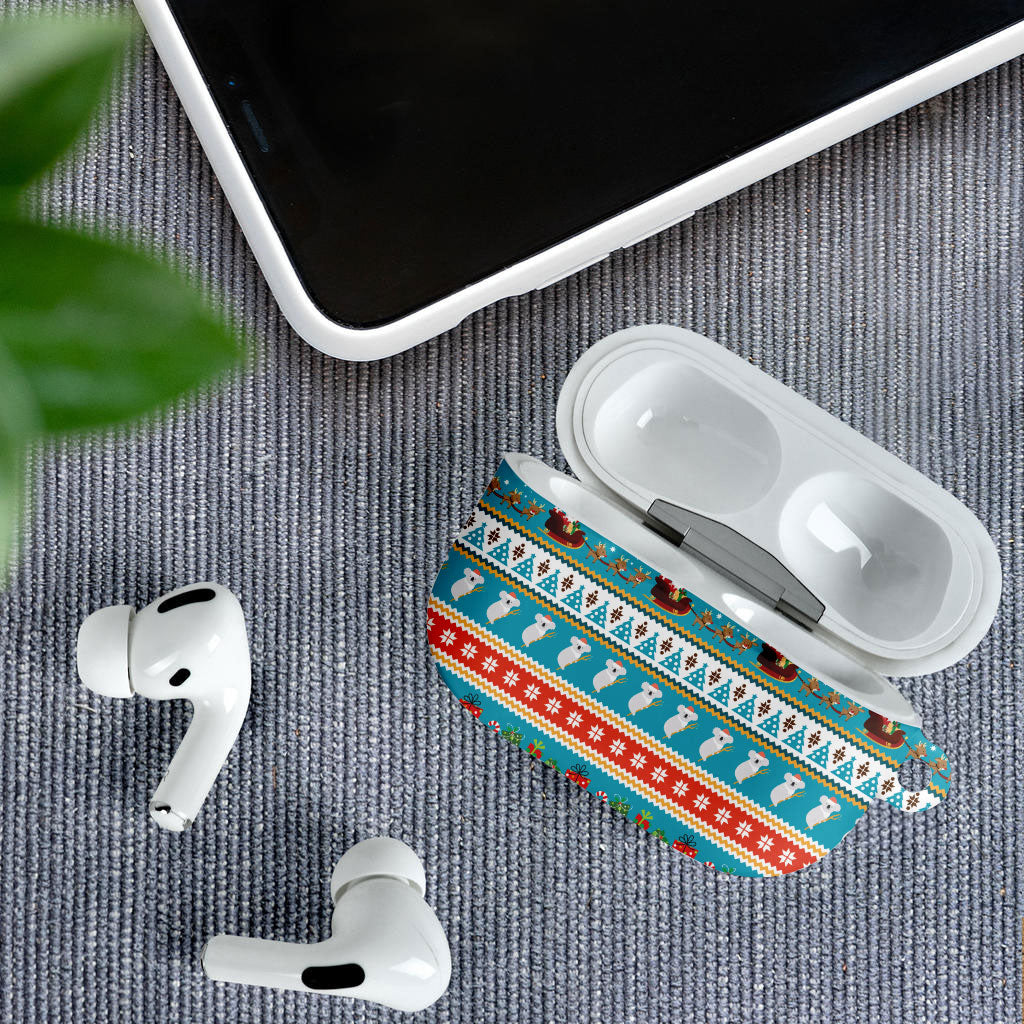 Australia Christmas AirPods Case Xmas Beach Vibes Teal