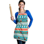 Australia Christmas Apron Xmas Beach Vibes Teal