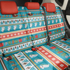 Australia Christmas Back Car Seat Cover Xmas Beach Vibes Teal