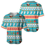 Australia Christmas Baseball Jersey Xmas Beach Vibes Teal