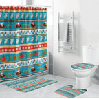 Australia Christmas Bathroom Set Xmas Beach Vibes Teal