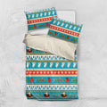Australia Christmas Bedding Set Xmas Beach Vibes Teal