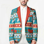 Australia Christmas Blazer Xmas Beach Vibes Teal