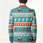 Australia Christmas Blazer Xmas Beach Vibes Teal