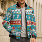 Australia Christmas Bomber Puffer Jacket Xmas Beach Vibes Teal