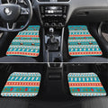 Australia Christmas Car Mats Xmas Beach Vibes Teal