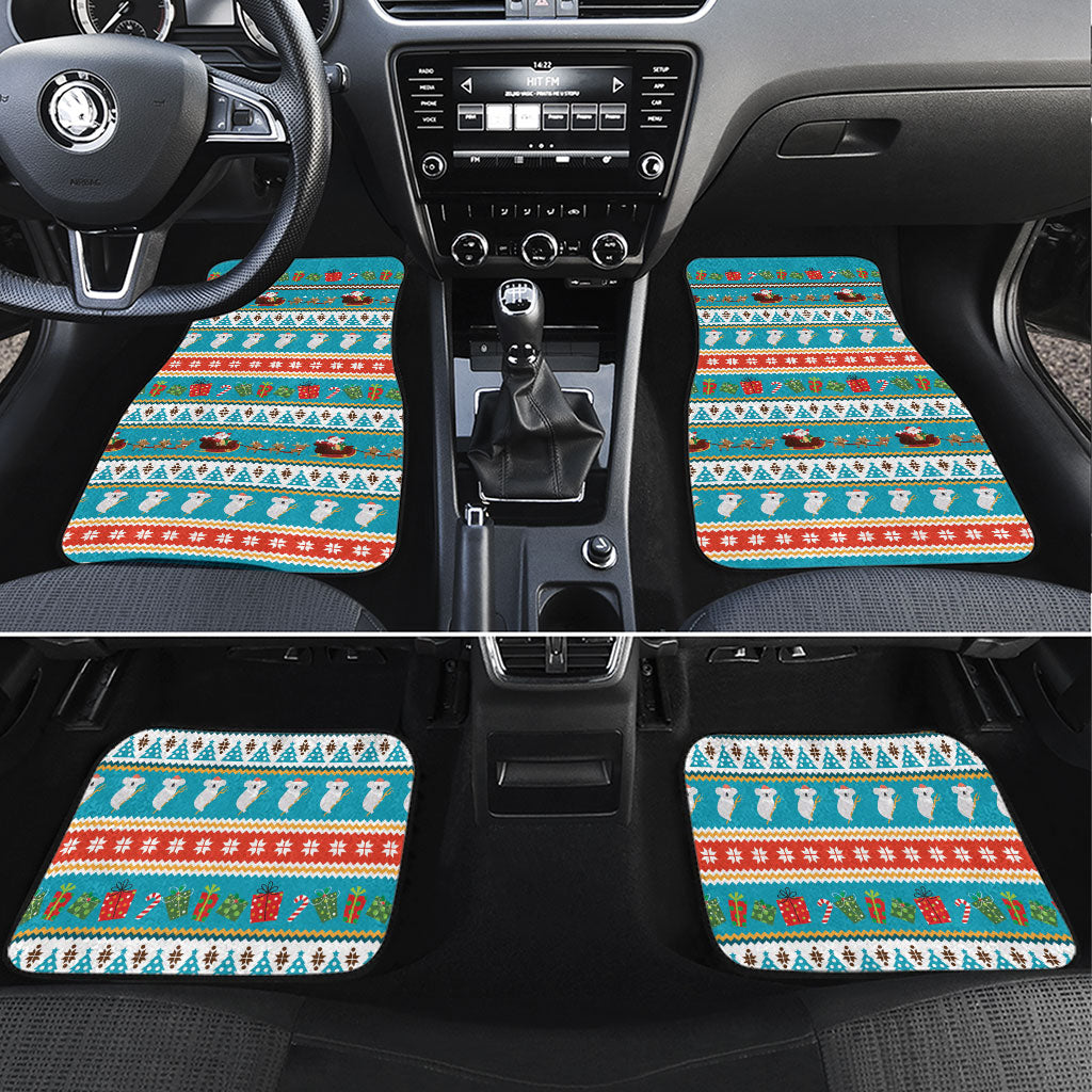 Australia Christmas Car Mats Xmas Beach Vibes Teal