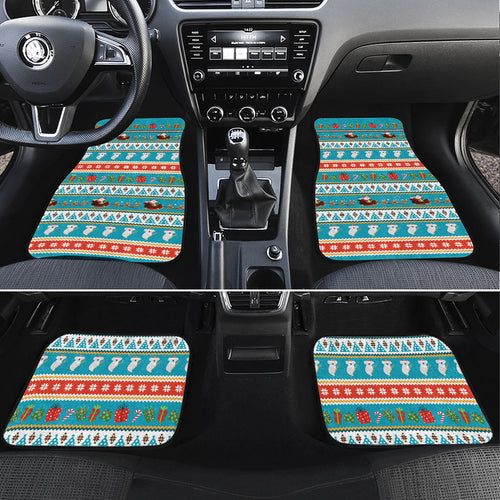 Australia Christmas Car Mats Xmas Beach Vibes Teal