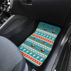 Australia Christmas Car Mats Xmas Beach Vibes Teal